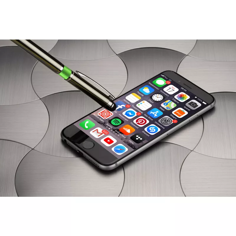 Długopis touch TURBO - zielony jasny (19567-13)