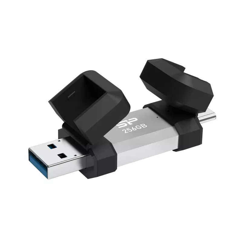 Pendrive OTG Silicon Power Mobile C51 USB 3.2 od 64 do 256 GB - czarny (EG834203 256GB)