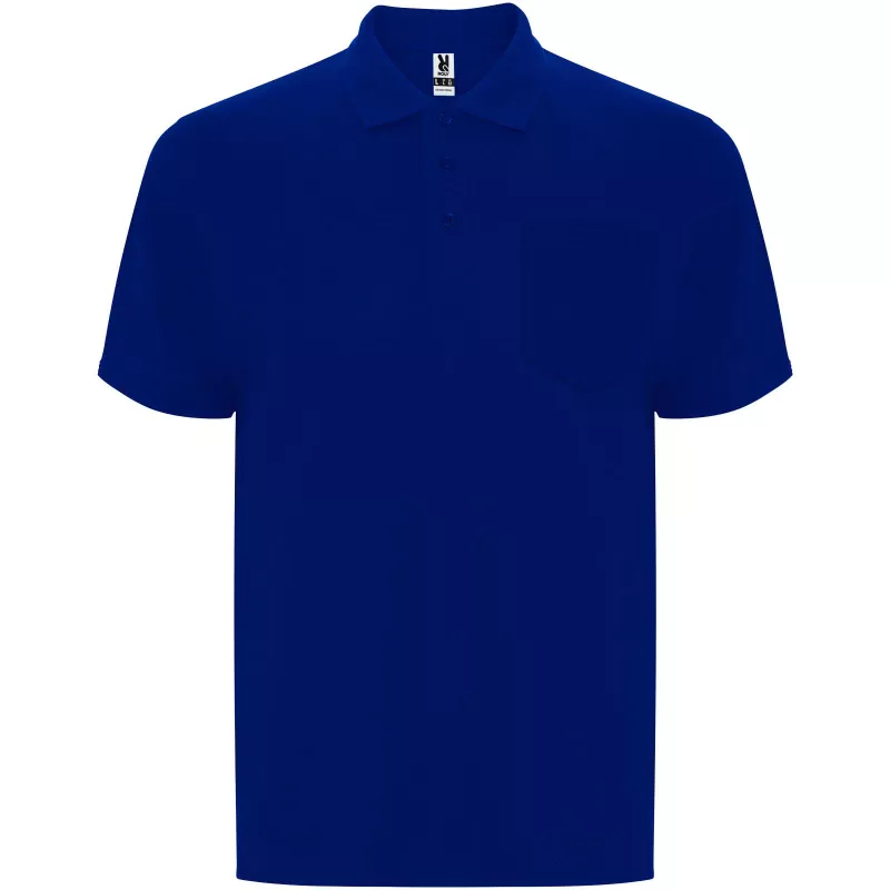 Centauro Premium koszulka polo unisex z krótkim rękawem - Niebieski (R6607-BLUE)