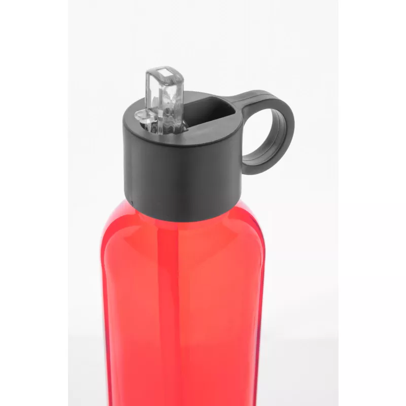 Fitba butelka sportowa RPET - czerwony (AP800599-05)