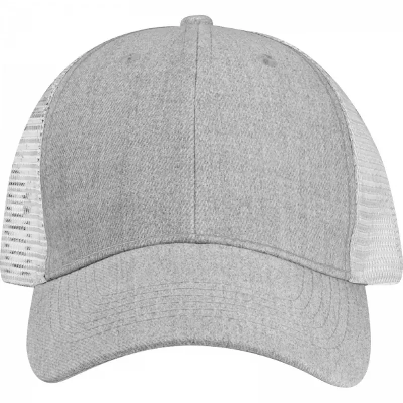 Czapka z daszkiem i siateczką 6 paneli FRANKLIN - biały (5147506)