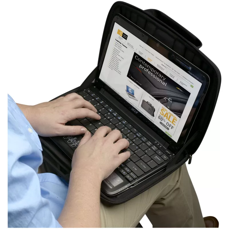 Etui Case Logic na laptopa 11,6 cala z uchwytami - Czarny (12056390)
