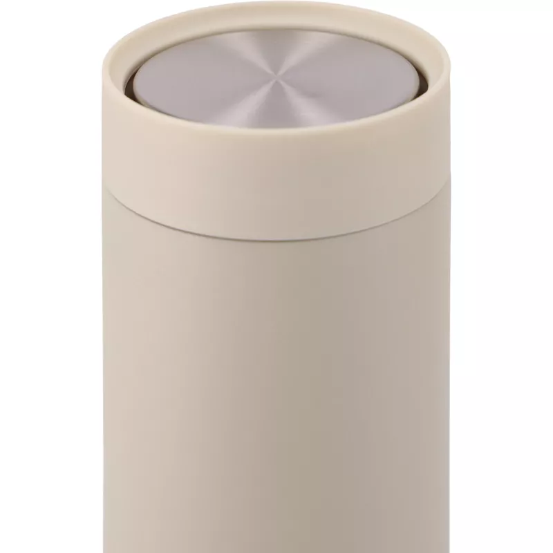 Kubek termiczny stalowy z recyklingu LE PORT MoLu 360 ml - beżowy (535313)