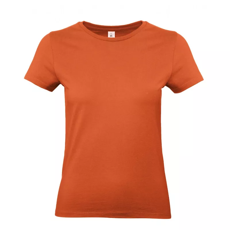 Damska koszulka reklamowa 185 g/m² B&C #E190 / WOMEN - Urban Orange (231) (TW04T/E190-URBAN ORANGE)