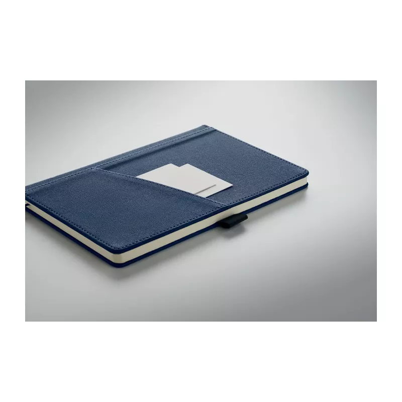 Notes A5 z kieszenią 80 kartek w linię CINCO - Niebieski (MO2285-04)