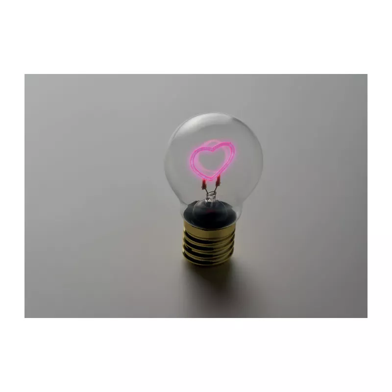 Lampka dekoracyjna LED w kształcie żarówki LUMIGLOW - Fluorescencyjny -Fuksja (MO2797-72)