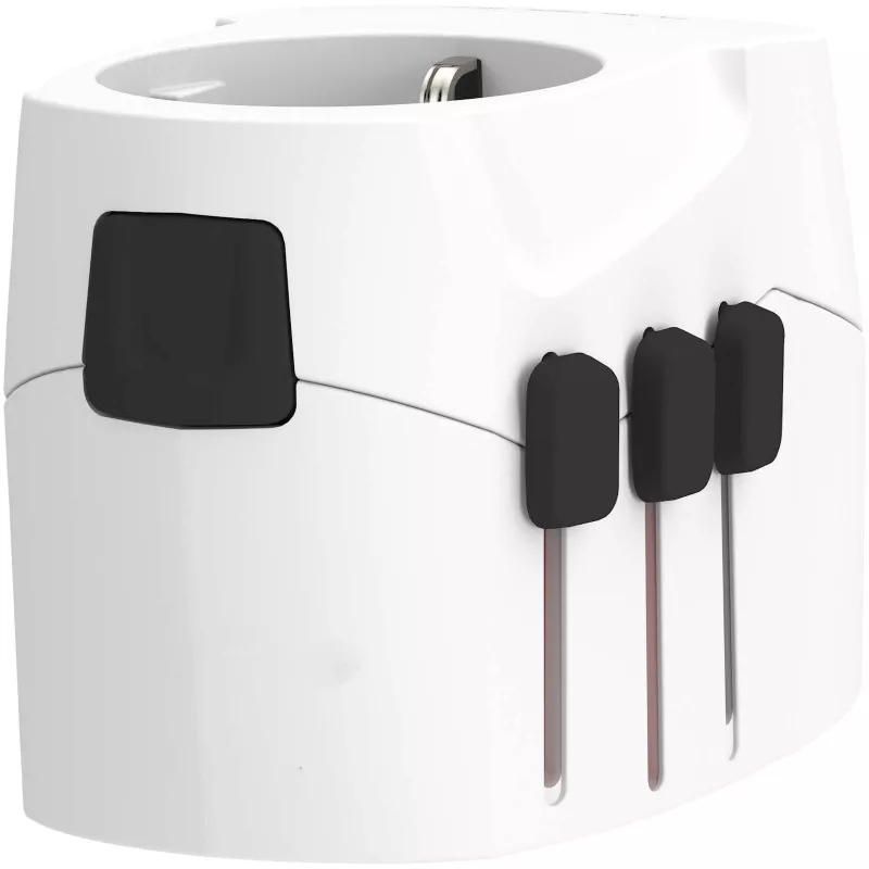 SKROSS® PRO Light USB AC30PD – uniwersalna przejściówka do urządzeń elektrycznych - Biały (12461501)