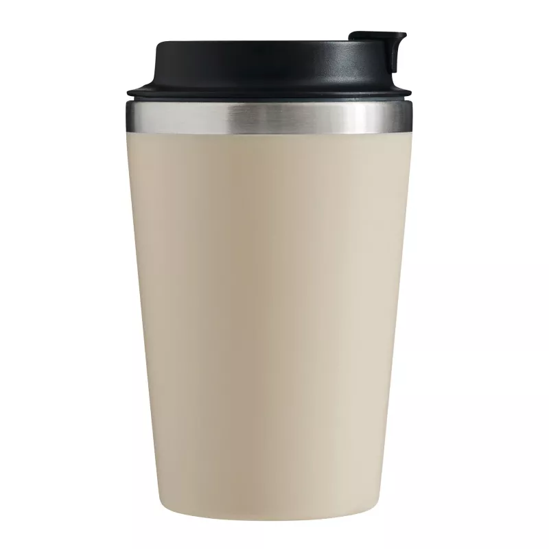 Kubek podróżny dwuścienny - beżowy (56-0304646)