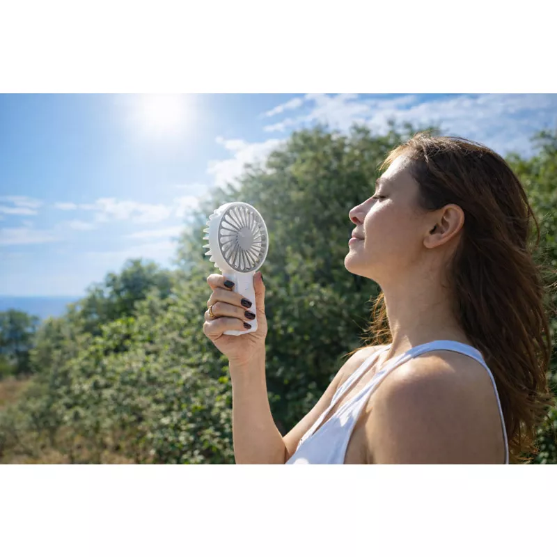 Wentylator podręczny BREEZI - biały (17731-01)