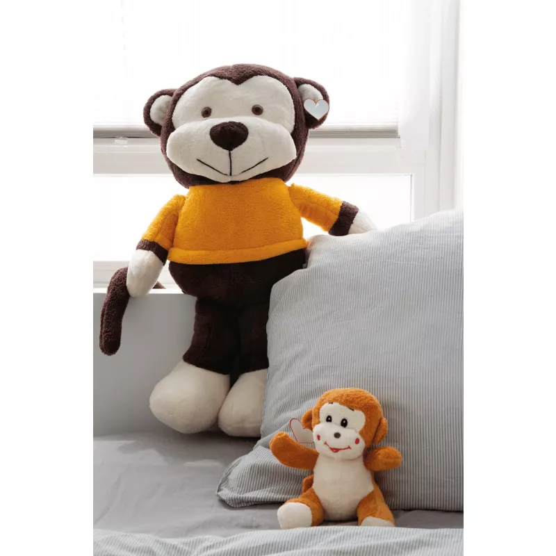 Duża pluszowa małpka - brązowy (56-0502627)