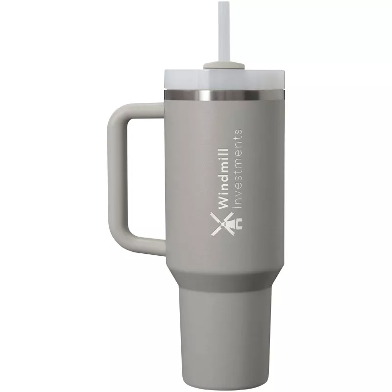 Kubek termiczny Stanley Quencher® H2.0 FlowState™ 890 ml z recyklingowanej stali nierdzewnej - Szary (10098182)