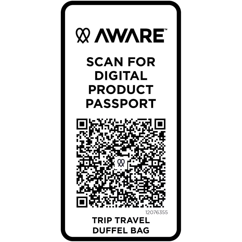 Trip Aware™, torba podróżna wykonana z materiałów z recyklingu, 42 l - Hale Blue (12076355)