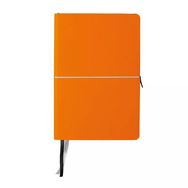 Planer A5 w miękkiej okładce z kartkami w kropki - pomarańczowy (LT92516-N0026)
