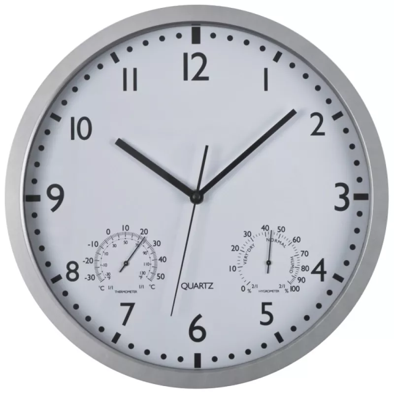 Zegar ścienny CrisMa - biały (4345006)