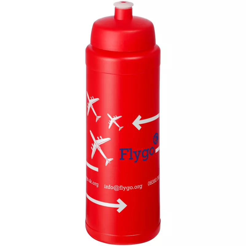 Bidon Baseline® Plus o pojemności 750 ml z wieczkiem sportowym - Czerwony (21069020)