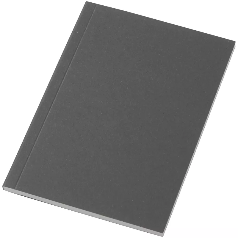 Notatnik A6 Novella Austen z miękką okładką z materiału z recyklingu, 50 kartek - Ciemnografitowy (21026390)