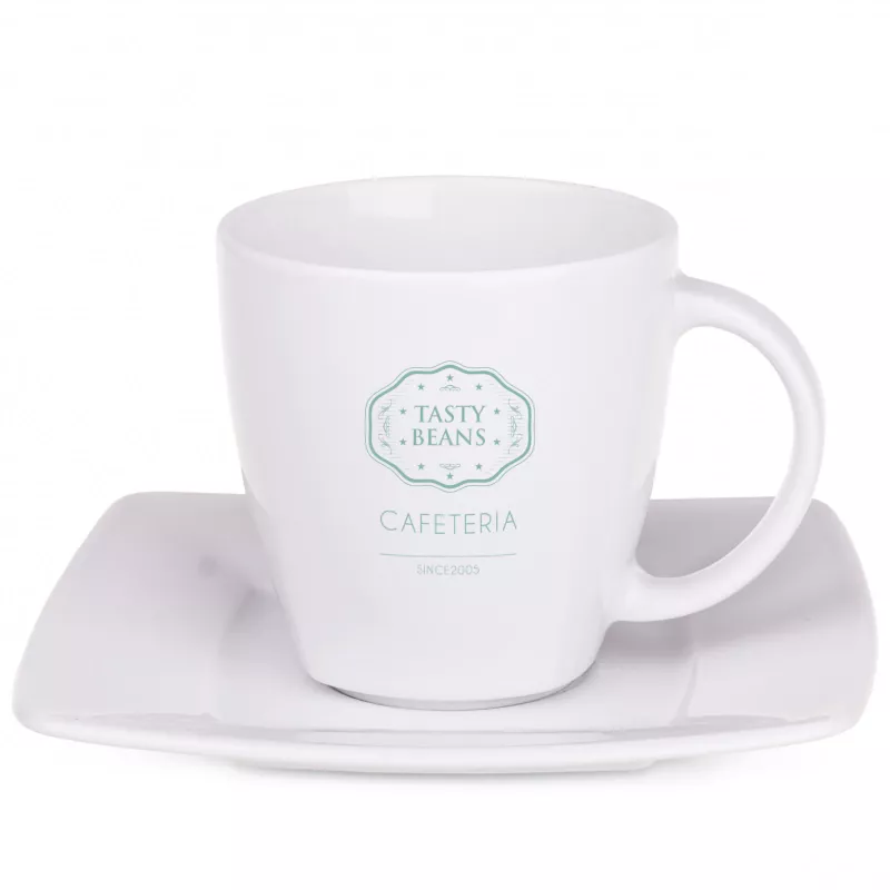 Filiżanka porcelanowa Manhattan Lunch Set (330 ml) - biały (M/109/330ml-BIAŁY)