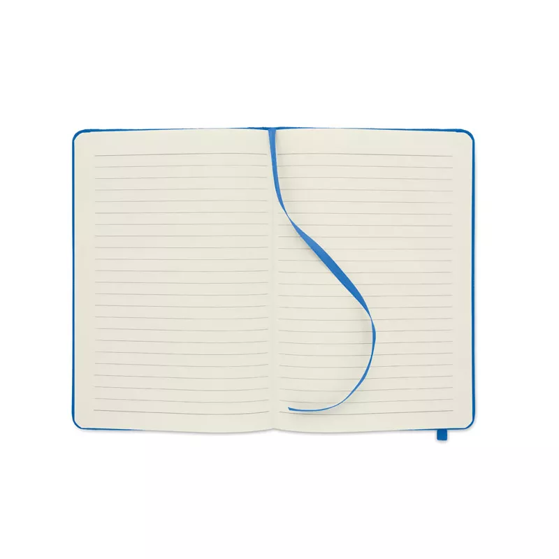 Notes A5 w okładce z RPET 80 kartek w linię NOTE RPET - Niebieski (MO9966-37)