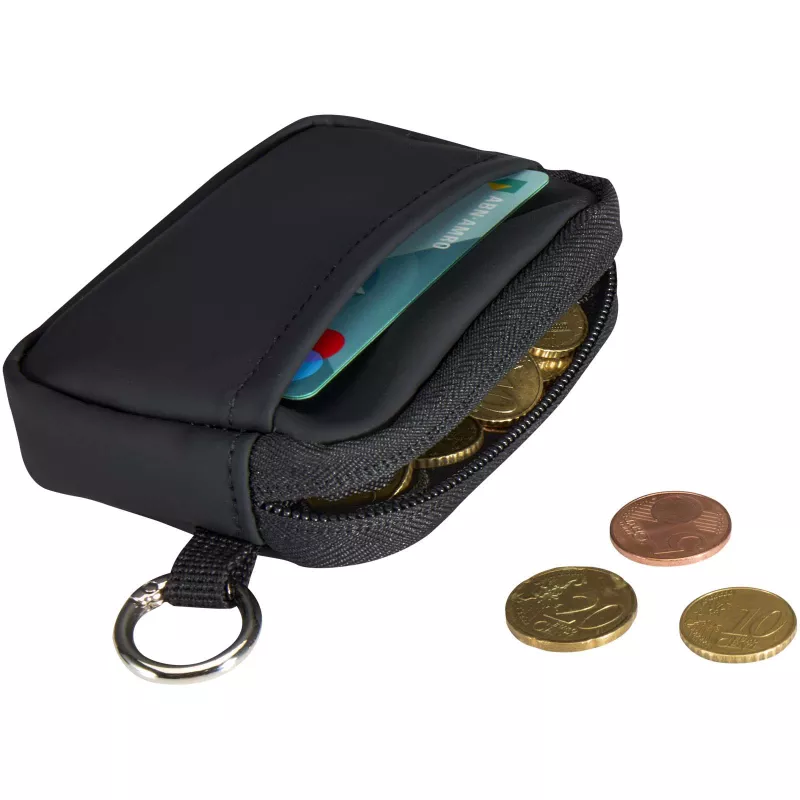 Resi Plus portfel z recyklingu z certyfikatem GRS - Czarny (13013990)