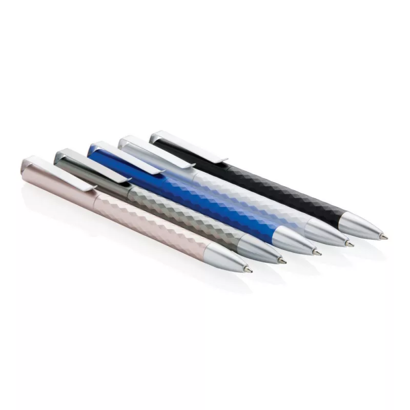 Długopis plastikowy z metalowym klipem - srebrny (V1998-32)