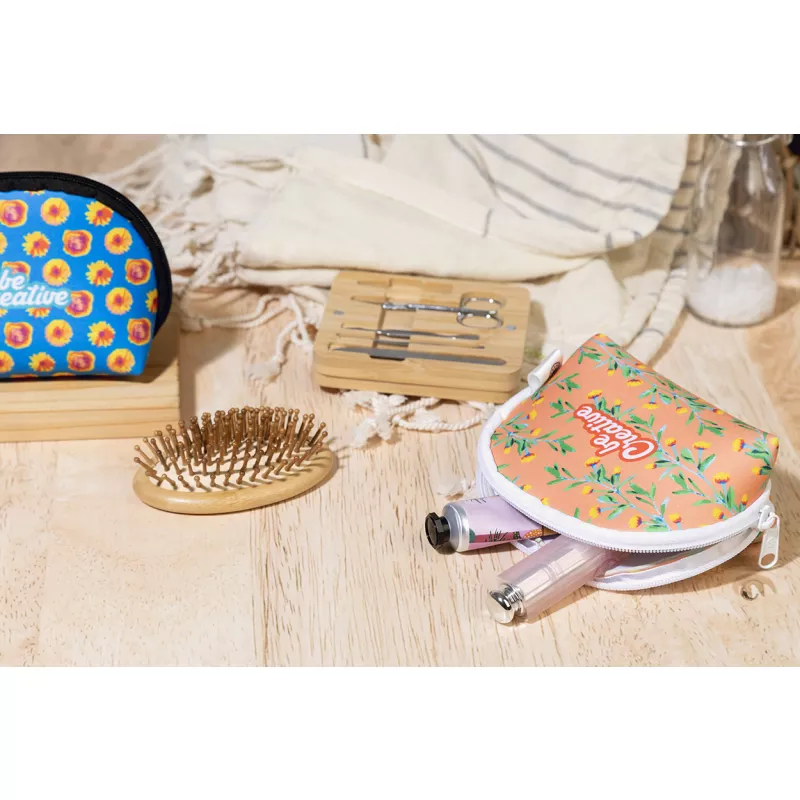 CreaBeauty Soft S personalizowana kosmetyczka RPET - biały (AP715006-01)