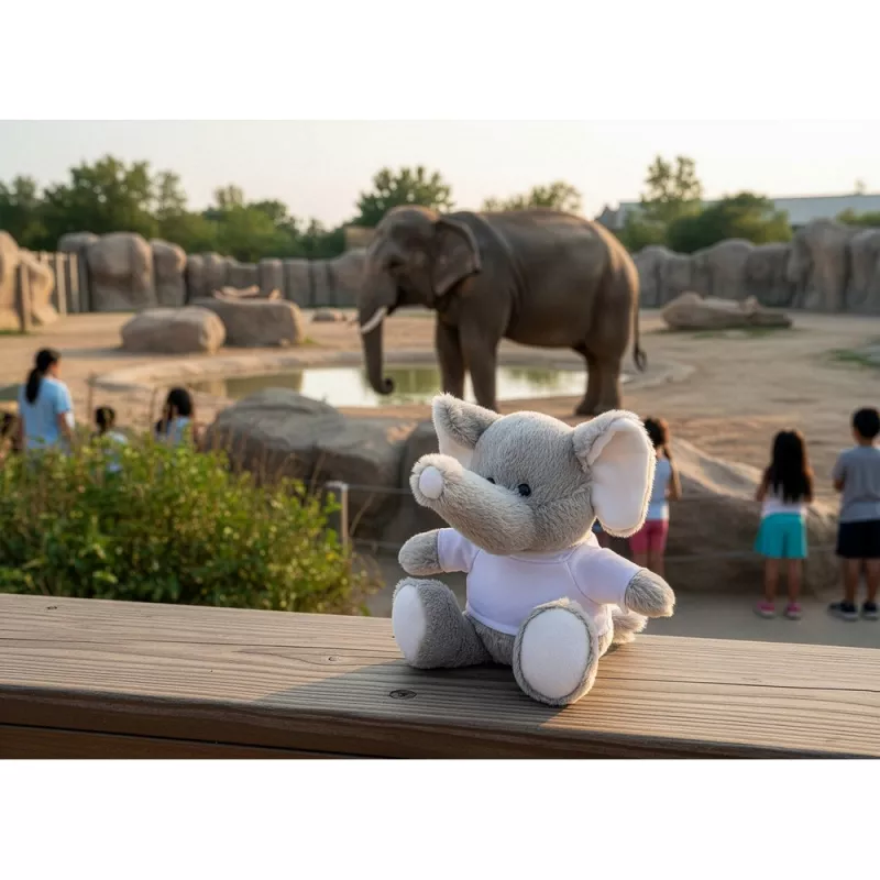 Pluszowy słoń | Samson - szary (HE284-19)