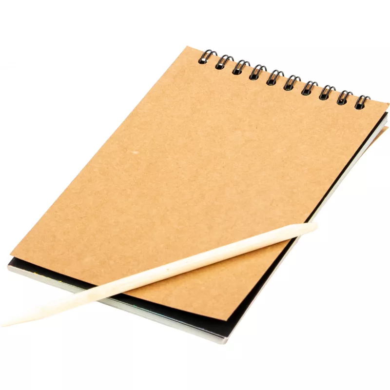 Notes tęczowa zdrapywanka BANGKOK - beżowy (374513)