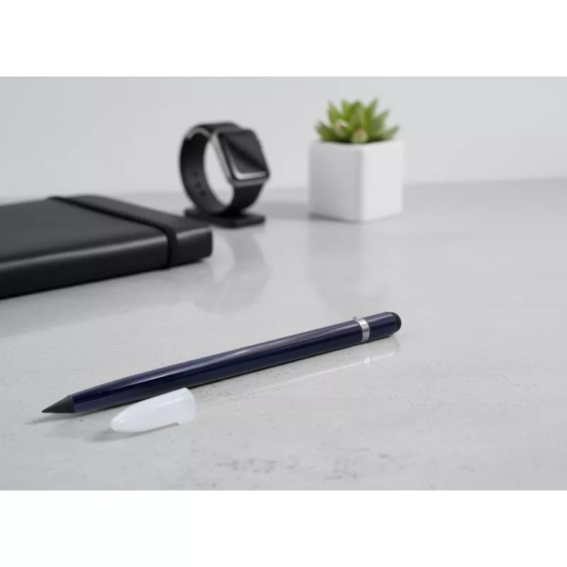 "Wieczny" ołówek, touch pen - granatowy (V0923-04)