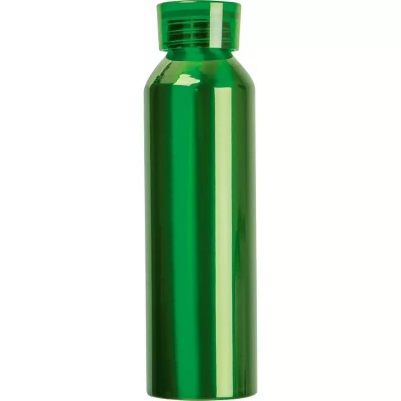 Butelka z aluminium z recyklingu CORK 600 ml - zielony (424709)