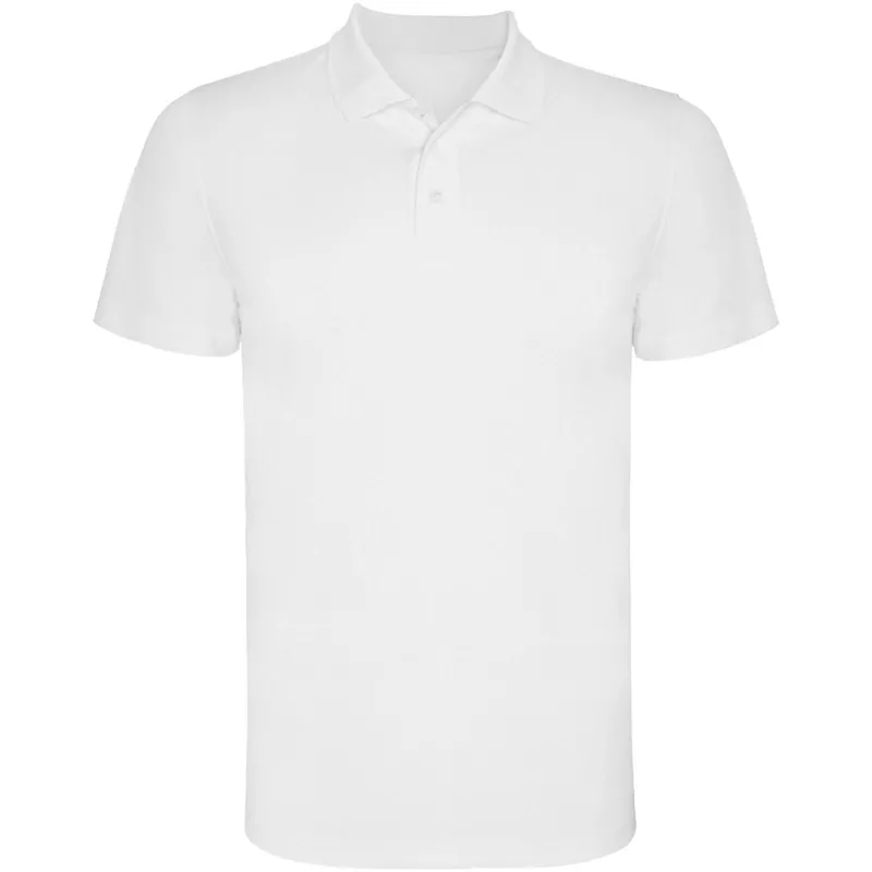 Sportowa koszulka polo z poliestru 150 g/m² ROLY MONZHA 0404 - Biały (R0404-WHITE)