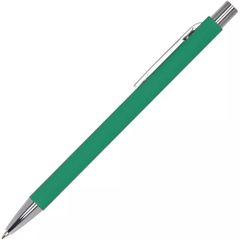 Długopis metalowy soft touch GIORGIO - zielony (1368009)