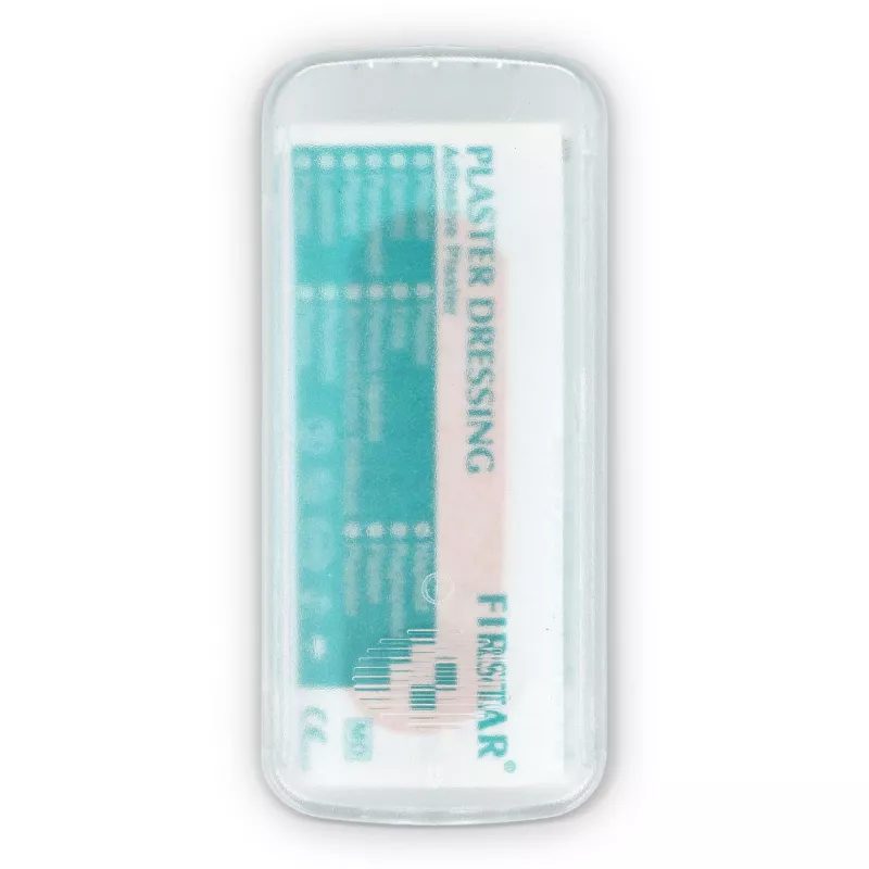 Pudełko z 5 plastrami z polietylenu (56 × 18 mm) - biały (LT90320-N0001)