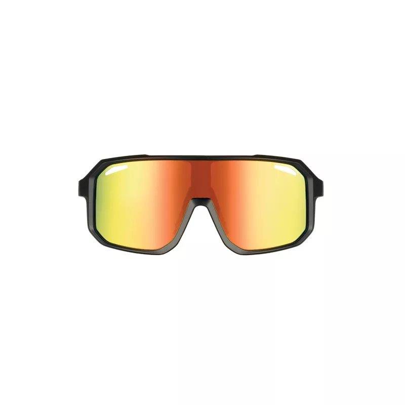Okulary sportowe z lustrzanymi soczewkami UV400 FLASH - Wielokolorowy (MO2816-99)