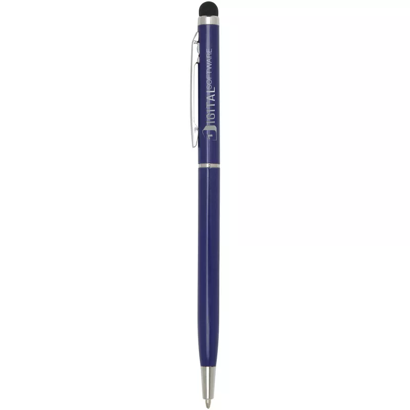 Ore aluminium ballpoint pen with stylus - Błękit oceanu (10625651)