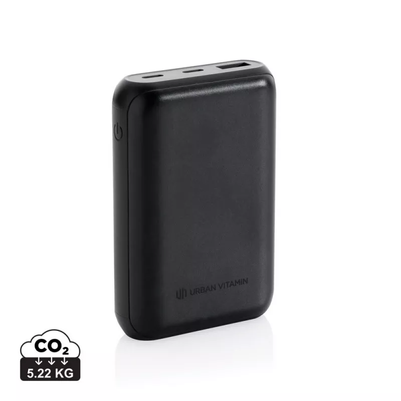 Szybki power bank 10000 mAh Urban Vitamin - czarny (P322.701)