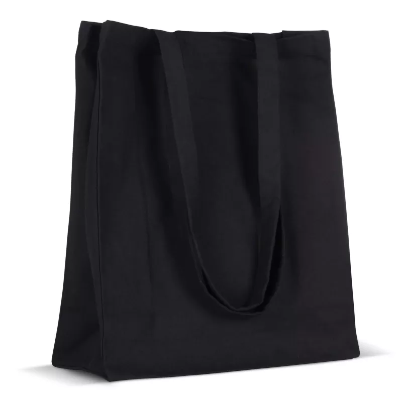 Torba na ramię płótno bawełniane OEKO-TEX® 280g/m² 32x13x40cm - czarny (LT95240-N0002)