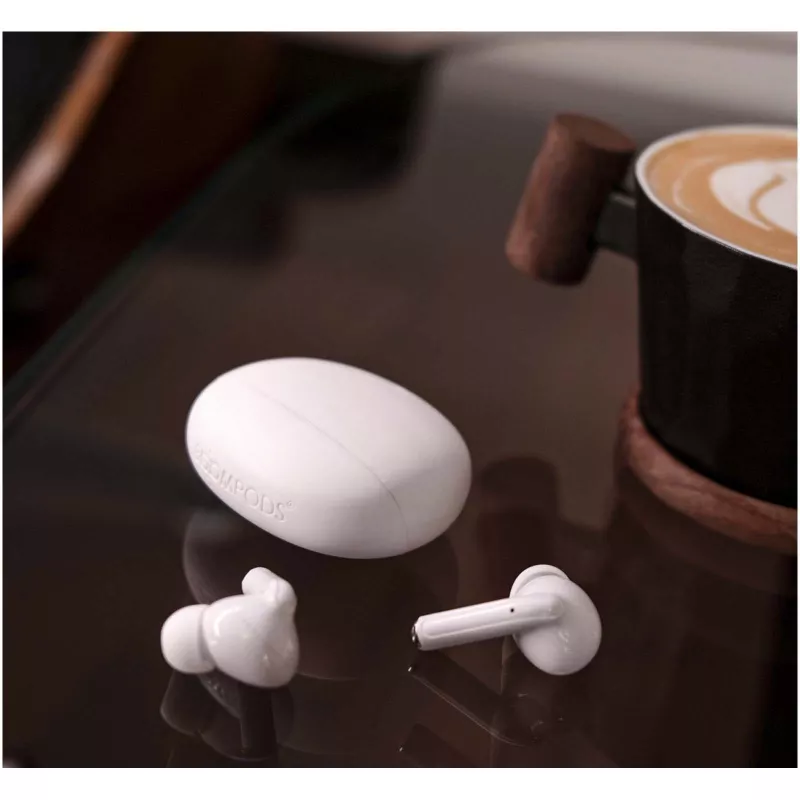 Boompods Echowave True Wireless - bezprzewodowe słuchawki douszne - Biały (12082501)