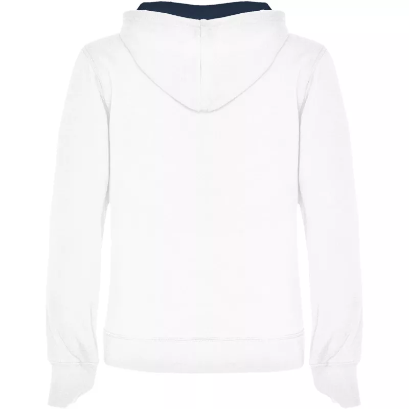 Damska bluza z kapturem 280 g/m² Roly Urban Women - White / Navy blue (R1068-WHNAVYBL)