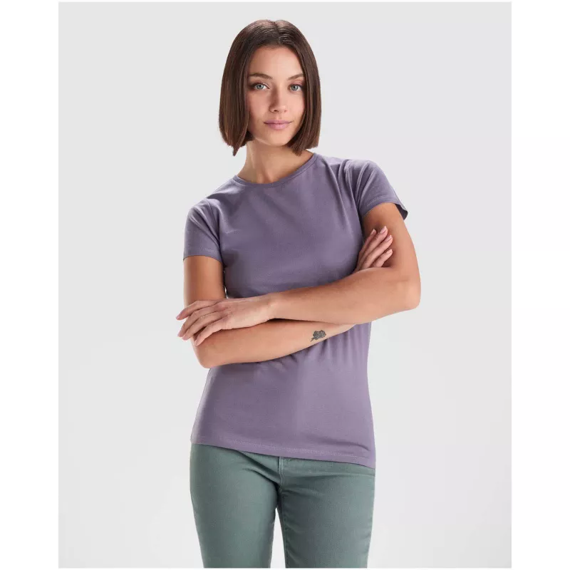 Koszulka damska z krótkim rękawem 175 g/m² Roly Breda - Marl Grey (R6699-MARLGREY)