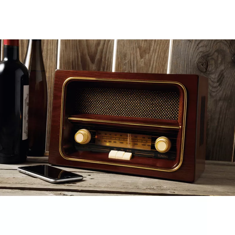 Radio bezprzewodowe AM/FM - brązowy (58-8106029)