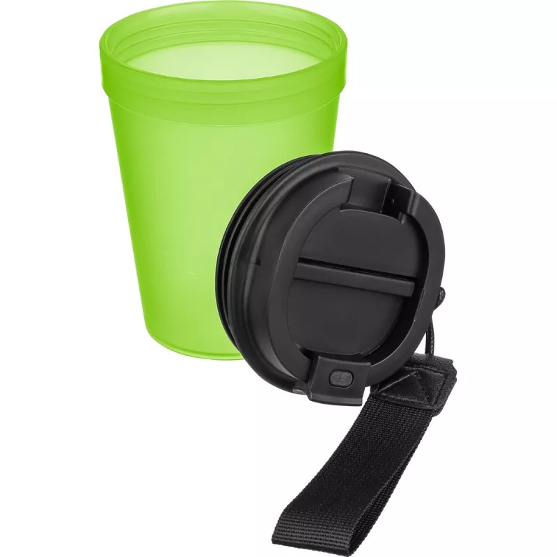 Kubek podróżny 350 ml - limonkowy (VB287-09)