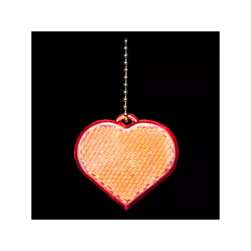 Światełko odblaskowe Heart Reflect - czerwony (R73162.08)