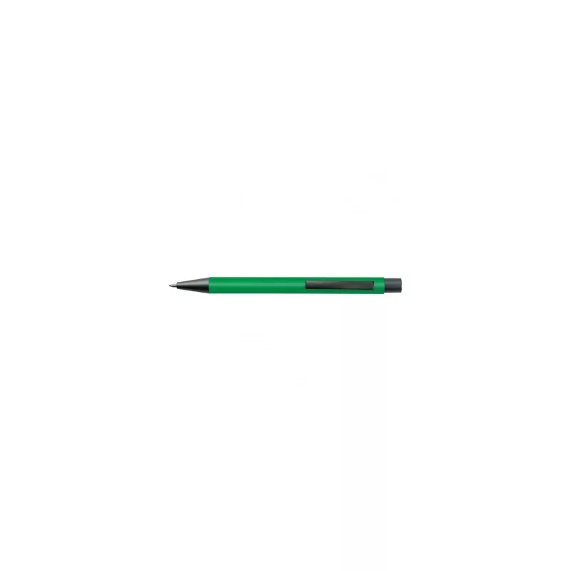 Długopis reklamowy plastikowy z metalowym klipem - zielony (1094509)