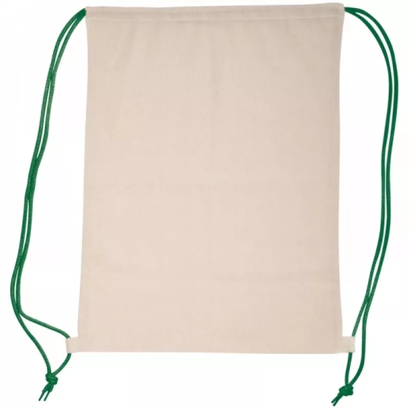 Worek sportowy bawełniany 140 g/m2 LONDONDERRY - zielony (092009)