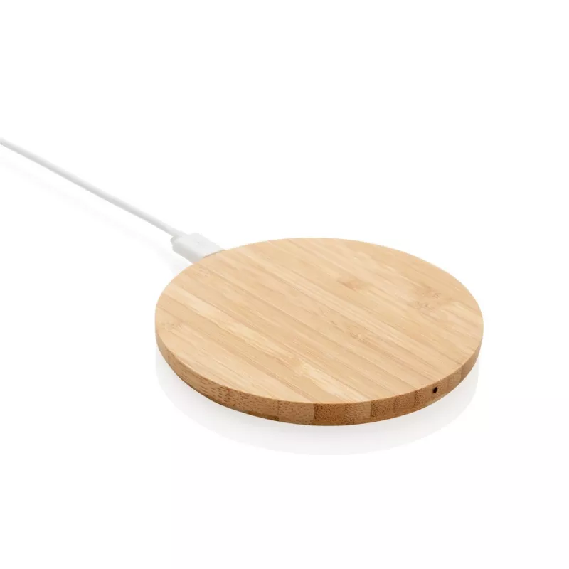 Bambusowa ładowarka bezprzewodowa 5W - brązowy (P308.229)