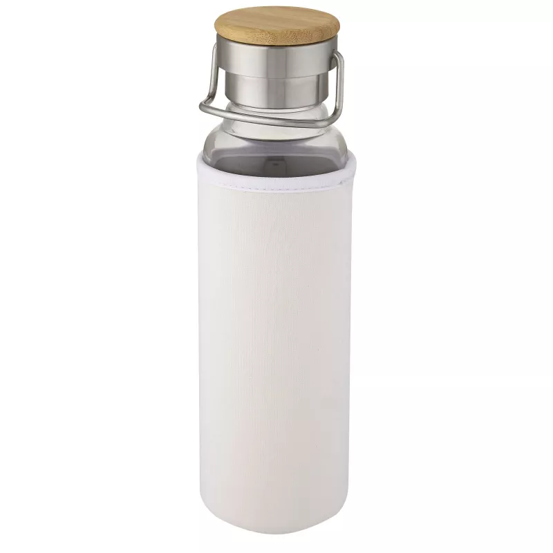 Szklana butelka Thor 660 ml z neoprenowym pokrowcem - Biały (10069601)