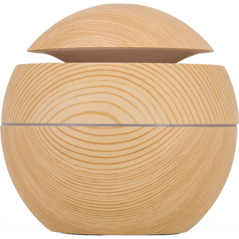 Nawilżacz powietrza z lampką LED 130 ml ROSALIE - brązowy (7263801)