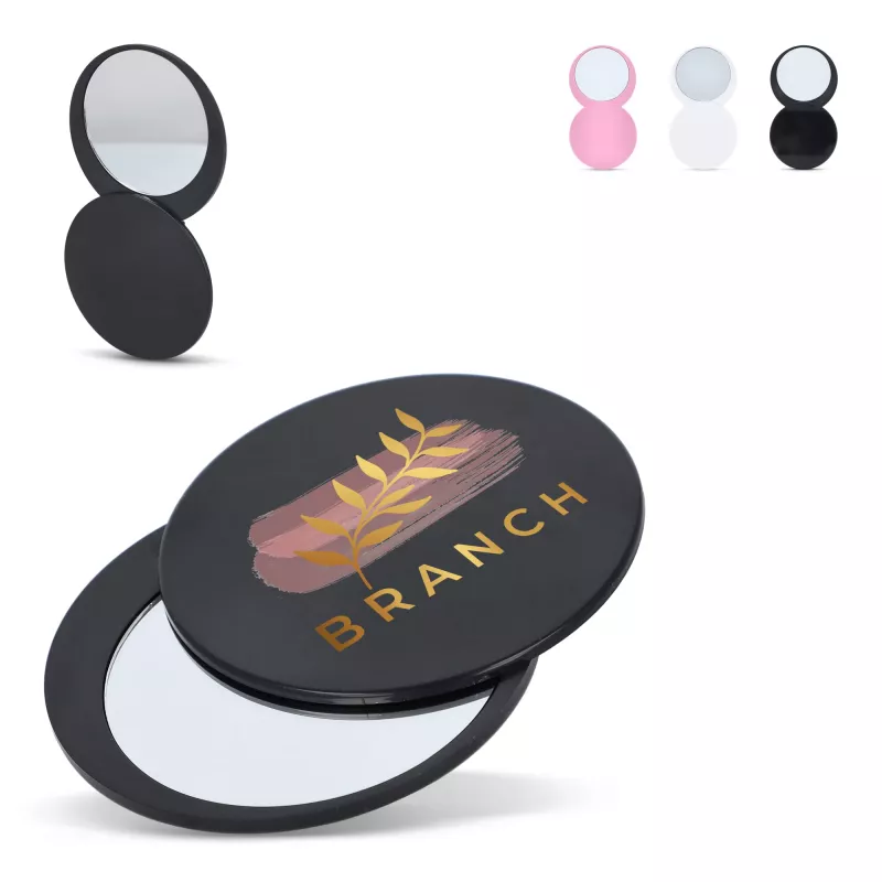 Przesuwane kompaktowe lusterko Poise - różowy (LT92735-N0076)