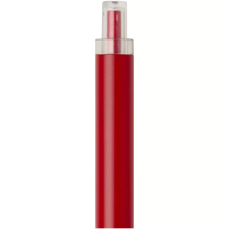 Długopis Spectrum wykonany z recyklingowanego aluminium (niebieski tusz) - Czerwony (10740421)