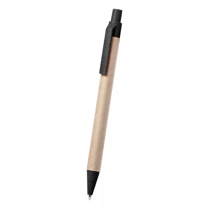 Desok długopis z papieru z recyklingu - czarny (AP721868-10)